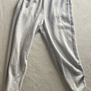 Calvin Klein Kids Light Gray Joggers